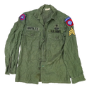 US Army 82nd Airborne OG-107 Utility Shirt - 14.5x33, Small