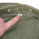 US Army Korean War Era P43 HBT Utility Shirt - 38R, Medium