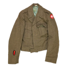 US Army M-1950 Wool Ike Jacket and Cap - 38L, Medium