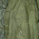 US Army Olive Nylon Raincoat - 36S, Small