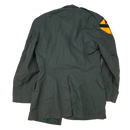 US Army Wool Service Dress Jacket - 37R, Small