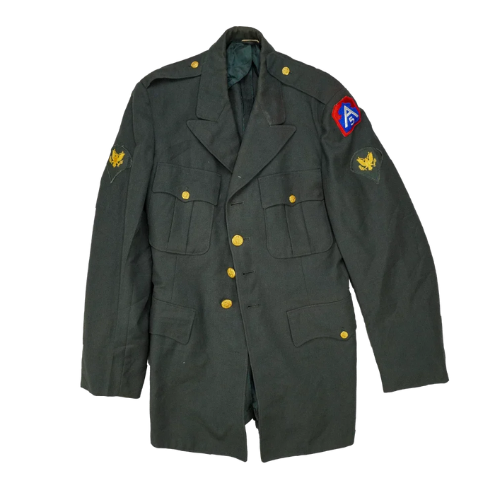 US Army Wool Service Dress Jacket - 40L, Medium