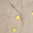 US Army WW2 Khaki Officers Service Dress Jacket - 37R, Small - US Army Surplus - Dress Jackets