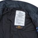 US Made Alpha Industries Black M65 Field Jacket - Large Regular