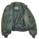US Made Alpha Industries Olive CWU-45/P Flyers Jacket - XLarge - Army & Outdoors - Flight Jackets