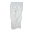 US Made Dickies White Work Trousers - 34x30, Medium - Army & Outdoors - Work Trousers
