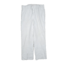 US Made Dickies White Work Trousers - 34x30, Medium - Army & Outdoors - Work Trousers