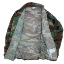 US Made Lion Apparel Woodland Ripstop BDU Shirt with 'Bulldogs' Logo - Medium - Army & Outdoors - Field Shirts