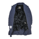 US Made London Fog Blue Overcoat - 42R, Large - Army & Outdoors - Great Coats
