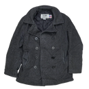 US Made Schott 740N Grey Pea Jacket - 38, Small