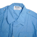 US Made Sentry Blue Service Short Sleeve Shirt - 17, Large