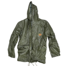 US Made Sterns PVC Olive Rain Jacket - Medium