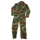 US Made Woodland Camo Coveralls - Small
