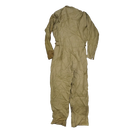 US Navy 1950s Khaki Flying Coveralls - 40L, Medium - US Navy Surplus - Overalls