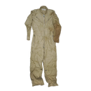 US Navy 1950s Khaki Flying Coveralls - 40L, Medium - US Navy Surplus - Overalls