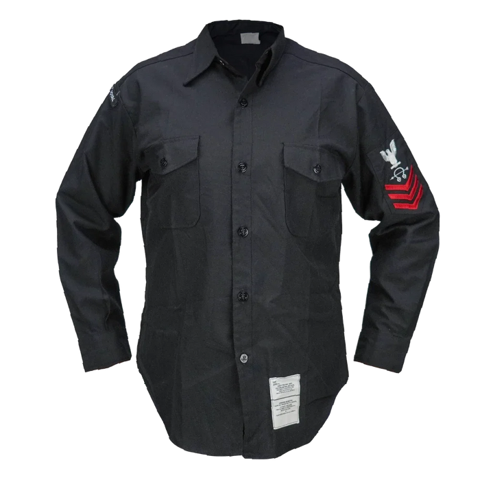 US Navy Black Service Shirt