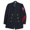 US Navy Service Dress Jacket - 39L, Medium