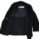 US Navy Women's Black Pea Coat - 14L, Medium - US Navy Surplus - Great Coats