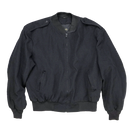 USGI 90s Officers Black Windbreaker Jacket - Large