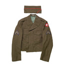 USGI M-1950 Wool Field Jacket and Garrison Cap - 42R - Large - US Army Surplus - Field Jackets