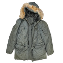 USGI N-3B Cold Weather Parka with Fur Trim Hood - Small