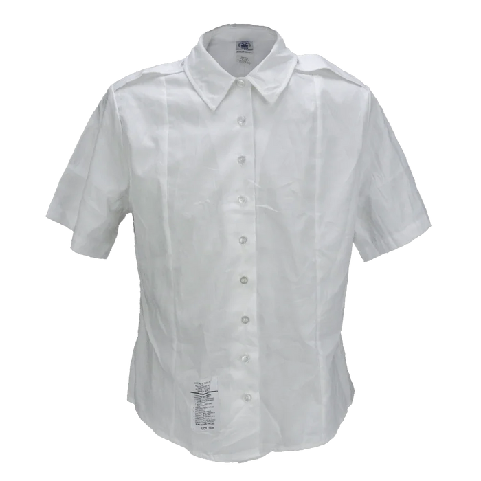 USGI Women's White Short Sleeve Service Dress Shirt
