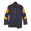 USMC 1940s Master Sergeant Blue Service Dress Jacket - Large