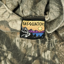 Vintage 90's Mossy Oak Mock Neck Shirt by Sasquatch - USA Made - L - Army & Outdoors - Plain & Print T-Shirts