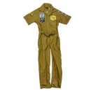 Vintage US Brown Patched Coveralls - Medium