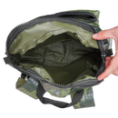 Vintage Woodland Camo Vinyl Backpack