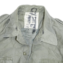 West German Olive Field Shirt w/ 'Nirvana' Print - Small - German Army Surplus - Field Shirts