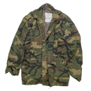Woodland M-65 Style Jacket with Liner - Medium - Army & Outdoors - Field Jackets