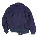 Wool Navy Blue Bomber Jacket - Medium - Army & Outdoors - Flight Jackets