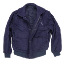 Wool Navy Blue Bomber Jacket - Medium - Army & Outdoors - Flight Jackets