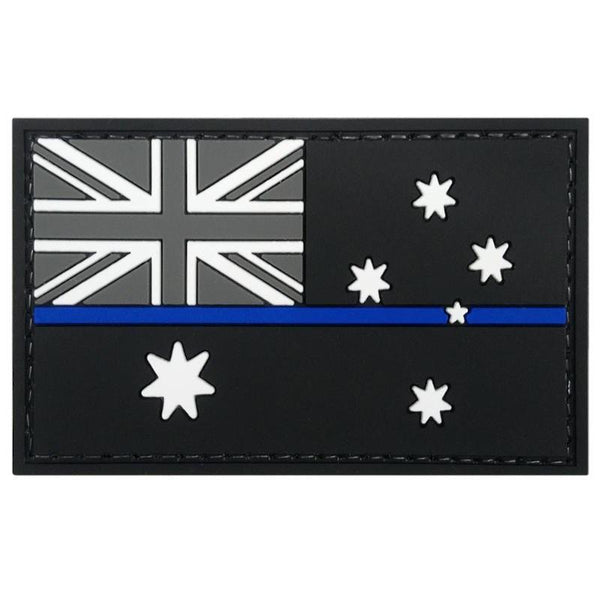 Australia Flag Thin Blue Line PVC Patch