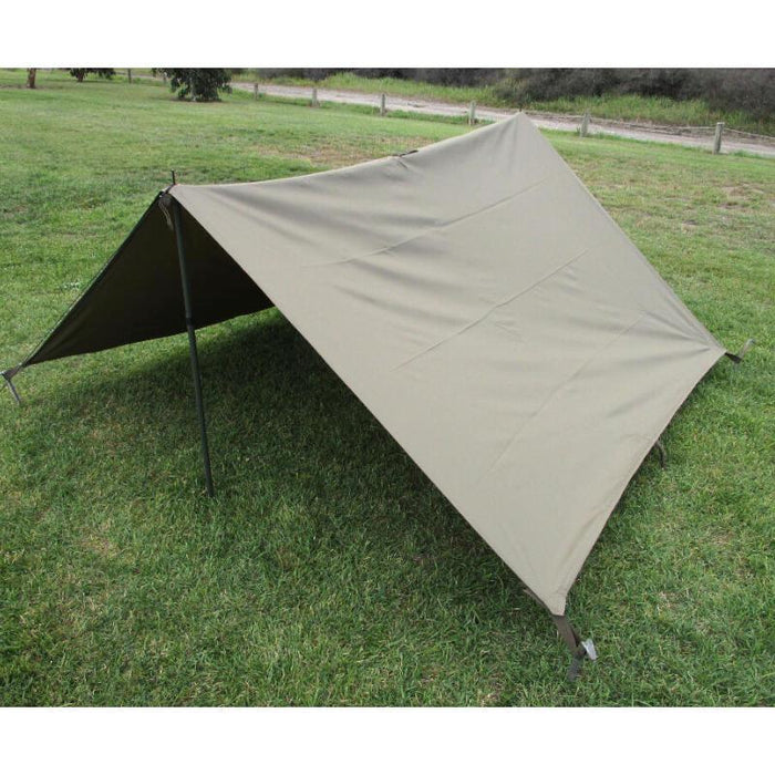 tasmanian tiger basha tarp Khaki Green colour-sidewall:amber Video der Woche: Neue Size:7 (XX-SMALL)