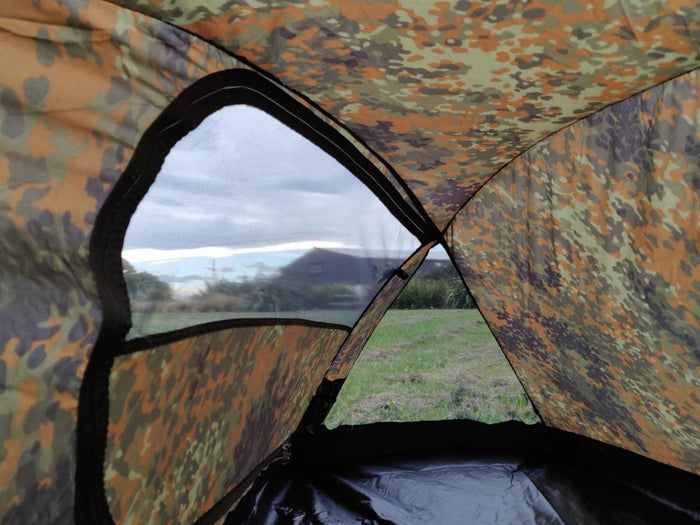 mil tec recon zelt Flecktarn One Man Recon Tent