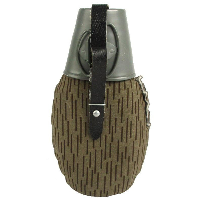 East German Rain Camo Canteen Set - East German Army Surplus - Canteens & Bottles