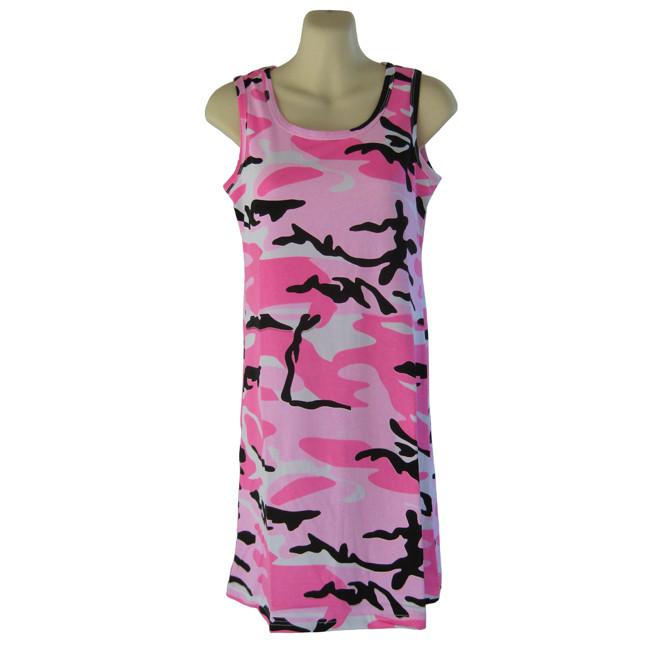 strapless open back dress Camo Dress
