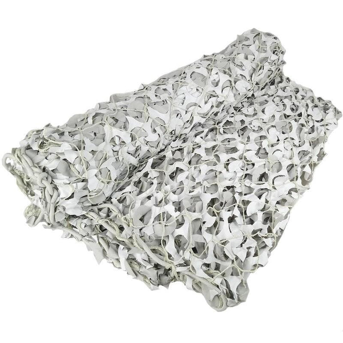 Snow Camo Net with Mesh - 6m x 3m