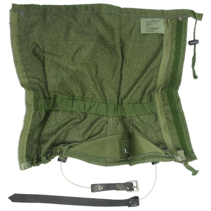 British Army OD Canvas Gaiters - British Army Surplus - Gaiters