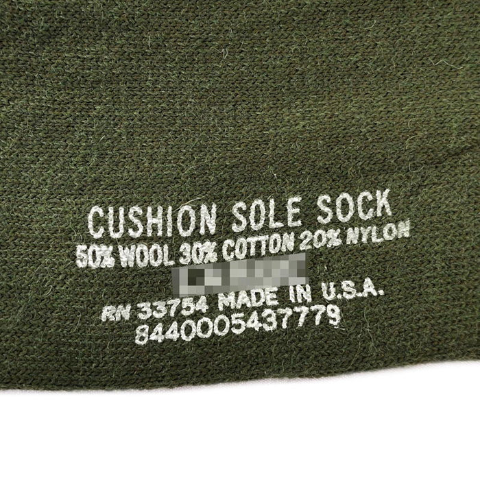 Cushion Sole Olive Drab Socks