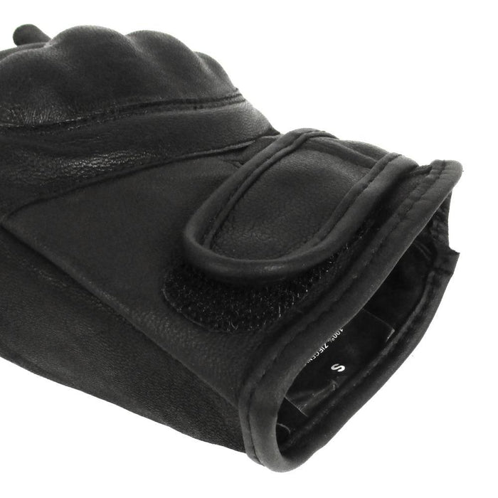 Fingerless Reinforced Leather Gloves