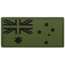 Australia Flag PVC Patch - Olive Drab - Unbranded - Flags, Badges & Insignia