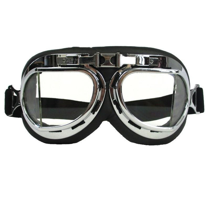 Chrome Flying Goggles