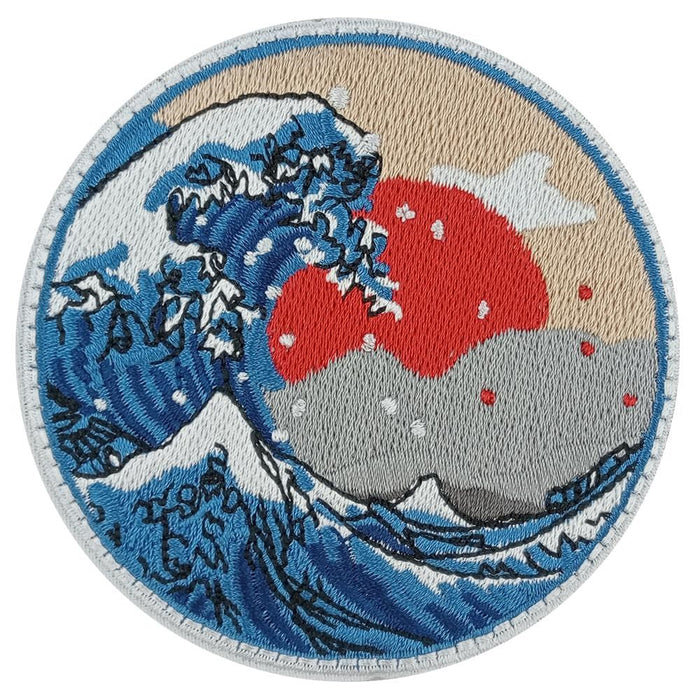 Great Wave Embroidered Patch