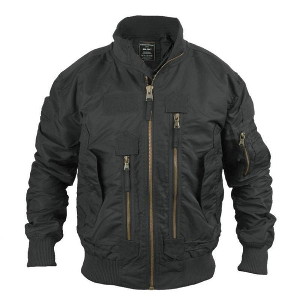 Black Tactical Flight Jacket