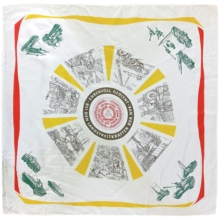 East German Memorial Scarf and Doily - East German Army Surplus - Gifts & Novelties