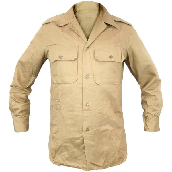 Greek Army Khaki Long Sleeve Shirt