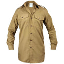 British Army Long Sleeve Khaki Shirt - British Army Surplus - Service Shirts